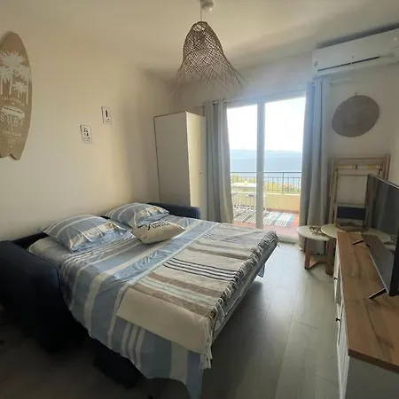 A Piaghja, Adorable Studio Avec Vue Imprenable Sur La Mer Ajaccio  Exterior photo